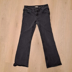 CAbi Women's Dark Grey Low Waisted Bootcut Casual Denim Jeans Size 6